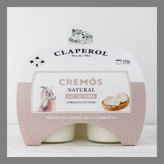 FORMATGE CREMÓS PER UNTAR DE CABRA 256g (2u x 128g) | 102